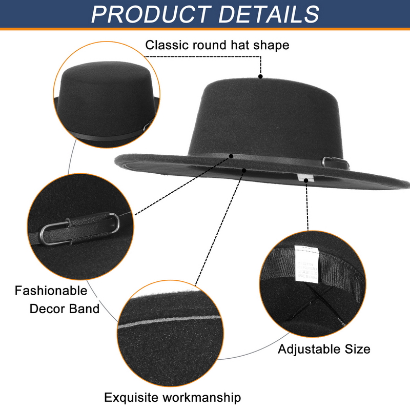 Chapeau Fedora élégant à large - Fedora Hat Wool avis et prix