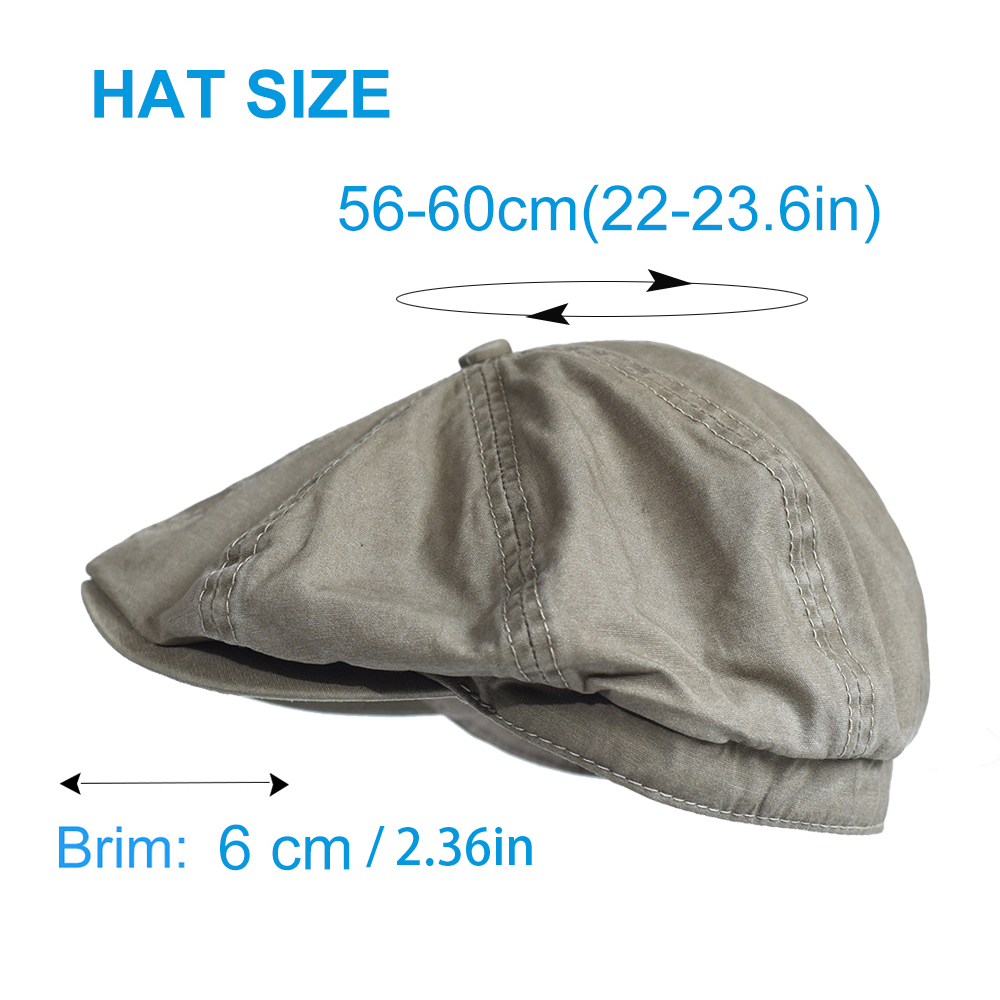 Casquette de journal en coton  - Newsboy Cap Ivy avis et prix