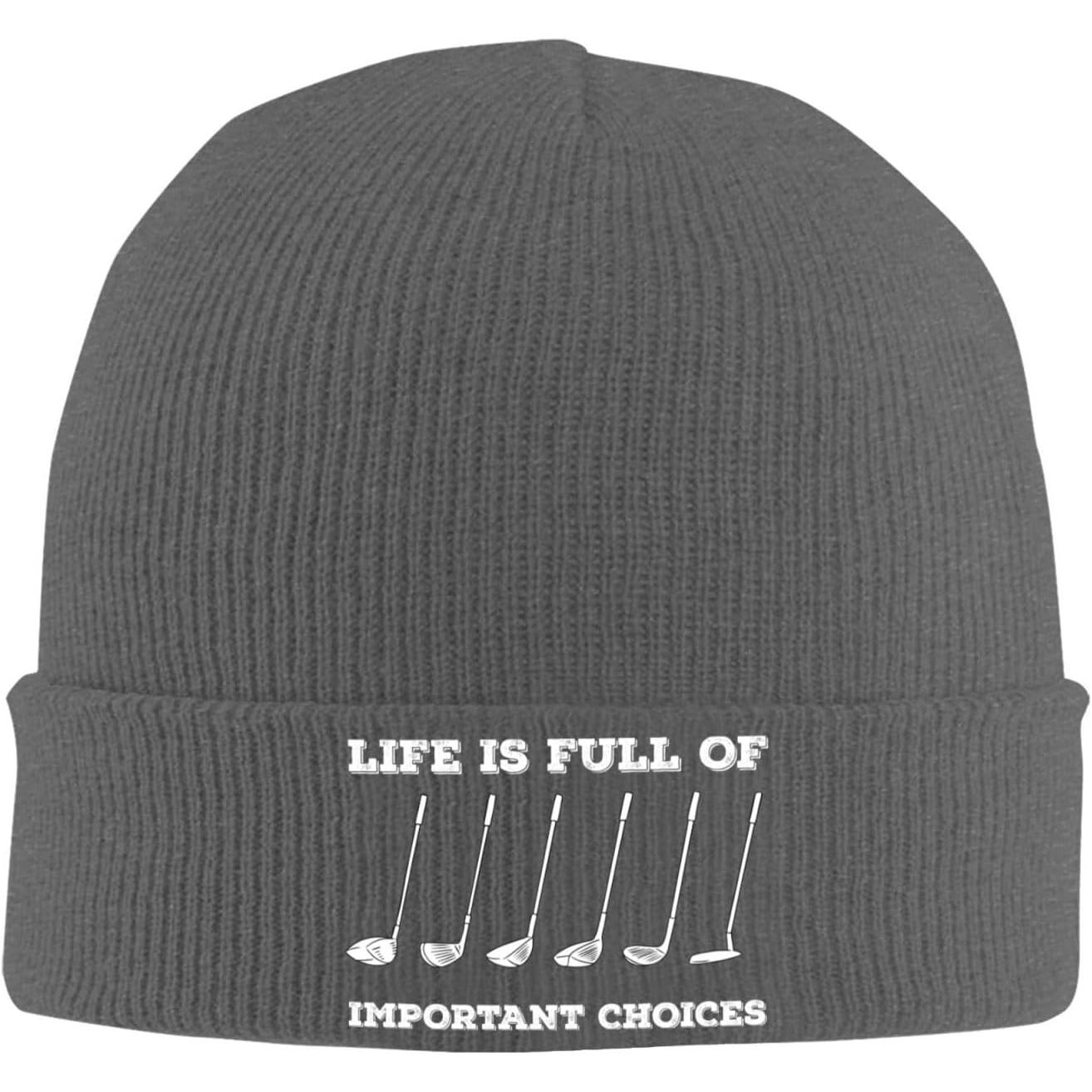 La vie est pleine de choix imp - Beanie Cuffed Knit avis et prix
