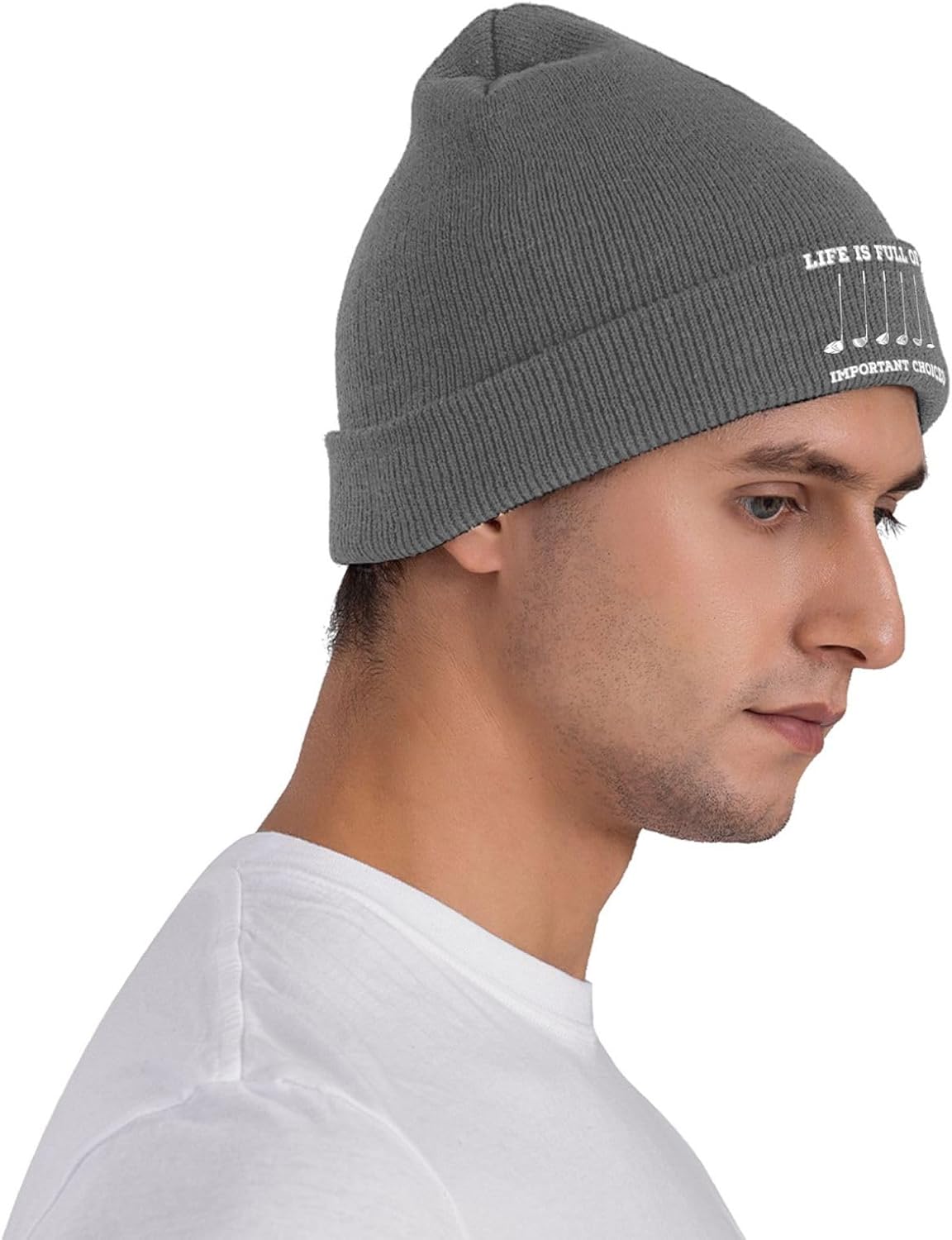 La vie est pleine de choix imp - Beanie Cuffed Knit avis et prix